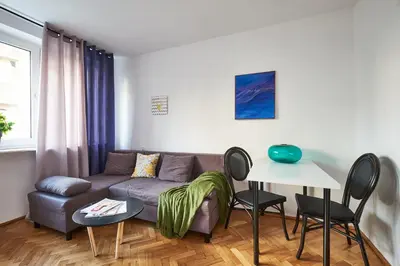 Część wypoczynkowa w obiekcie Noctis Apartment Plac Grzybowski