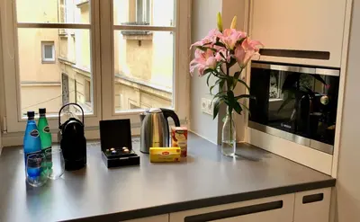 Kuchnia lub aneks kuchenny w obiekcie Apartment PREMIUM Old Town by Your Freedom