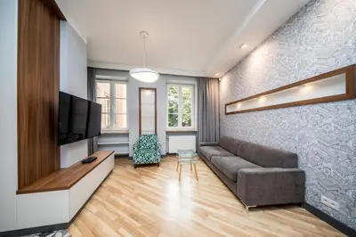 Część wypoczynkowa w obiekcie Apartment PREMIUM Old Town by Your Freedom