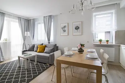 Część wypoczynkowa w obiekcie Nadwiślańska Apartment