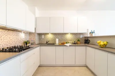 Kuchnia lub aneks kuchenny w obiekcie Aesthetic Apartment Located in Centre with Balcony by Noclegi Renters