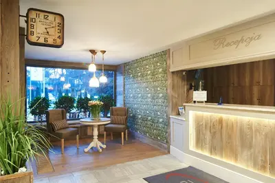 Plan piętra w obiekcie Obiekt Hotelarski Patron