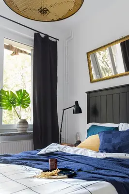 Łóżko lub łóżka w pokoju w obiekcie ShortStayPoland Ciasna (B43)