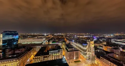 Widok na miasto Warszawa z tego apartamentu