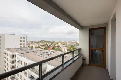 Balkon lub taras w obiekcie ShortStayPoland Krakowska (B65)