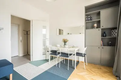 Kuchnia lub aneks kuchenny w obiekcie ★Bright, spacious apartment|Palace of Culture view★