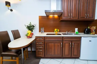 Kuchnia lub aneks kuchenny w obiekcie Warsaw Apartments - Apartamenty Wilanów