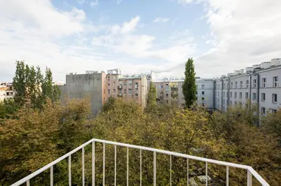 Budynek, w którym mieści się apartament