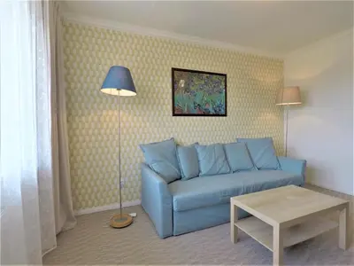 Część wypoczynkowa w obiekcie Apartamenty Dobranoc - Wawer 2