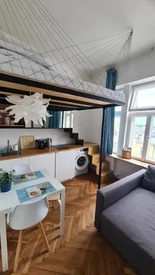 Część wypoczynkowa w obiekcie Planet Hostel