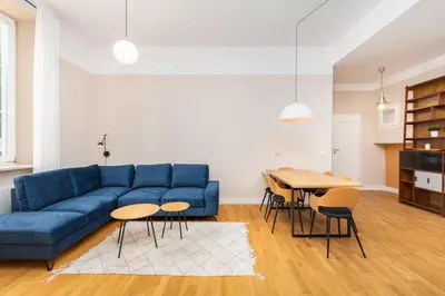 Część wypoczynkowa w obiekcie Apartment PREMIUM Nowy Świat by Your Freedom