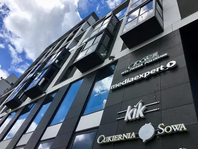 Plan piętra w obiekcie Galeria Rondo Wiatraczna Apartments