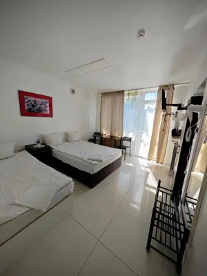 Łóżko lub łóżka w pokoju w obiekcie Marszałkowska Apartments Studio Central Warsaw