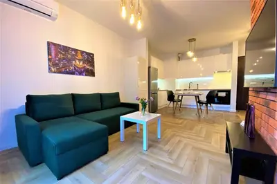 Część wypoczynkowa w obiekcie erApartments Mennica Residence