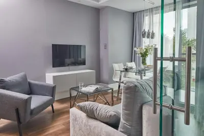 Telewizja i/lub zestaw kina domowego w obiekcie Rydygiera 16-18 by Homeprime