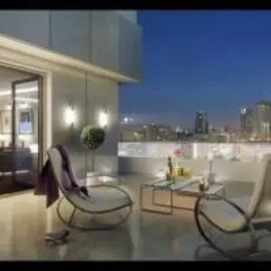 Część wypoczynkowa w obiekcie Platinum Towers Apartments