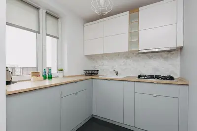 Kuchnia lub aneks kuchenny w obiekcie ShortStayPoland Aleje Jerozolimskie (B4)