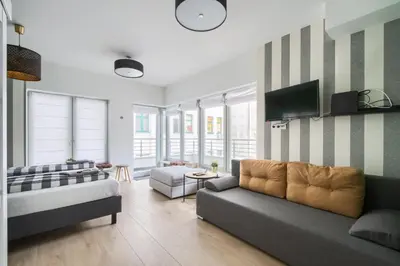 Część wypoczynkowa w obiekcie Labo Apartment Dzialdowska