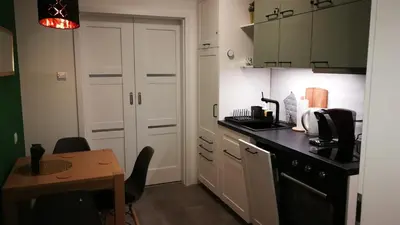Kuchnia lub aneks kuchenny w obiekcie Labo Apartment Dzialdowska