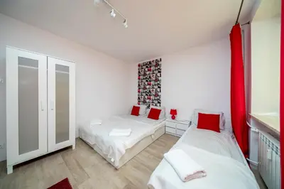 Łóżko lub łóżka w pokoju w obiekcie 6 Cities Rooms