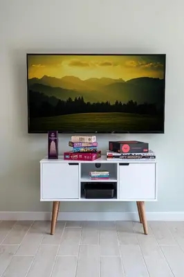 Telewizja i/lub zestaw kina domowego w obiekcie Folk apartment
