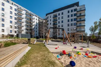 Plac zabaw dla dzieci w obiekcie Folk apartment