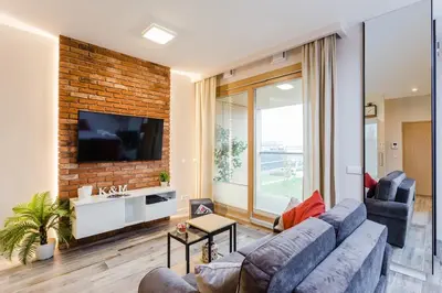 Telewizja i/lub zestaw kina domowego w obiekcie K&M Apartments