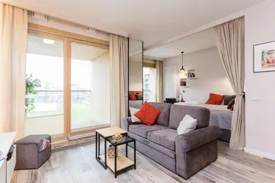 Część wypoczynkowa w obiekcie K&M Apartments