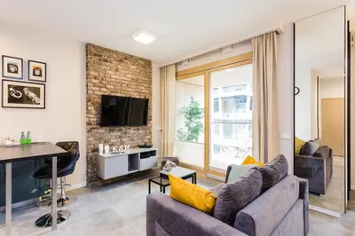 Telewizja i/lub zestaw kina domowego w obiekcie K&M Apartments
