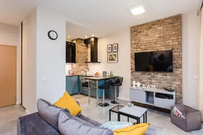 Telewizja i/lub zestaw kina domowego w obiekcie K&M Apartments