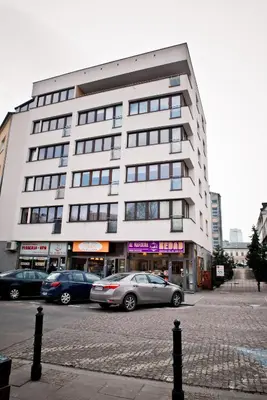 Budynek, w którym mieści się apartament