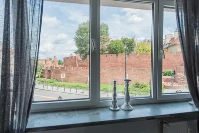 Plan piętra w obiekcie Luxury apartment in the Old town Warsaw
