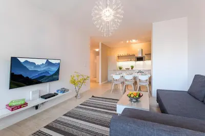 Telewizja i/lub zestaw kina domowego w obiekcie Casa Bonita Warsaw