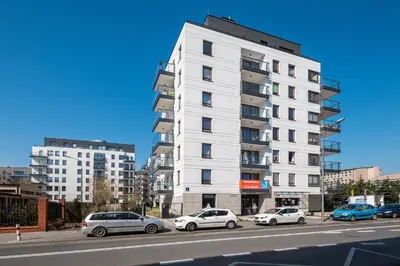 Budynek, w którym mieści się apartament