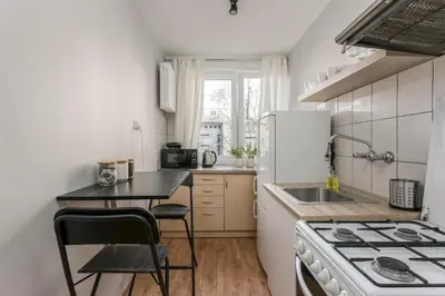 Kuchnia lub aneks kuchenny w obiekcie Chill Apartments Pańska