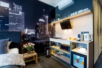 Telewizja i/lub zestaw kina domowego w obiekcie My Beloved Warsaw