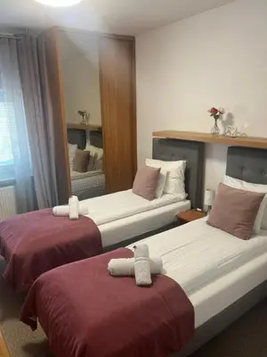 Łóżko lub łóżka w pokoju w obiekcie Marszałkowska Apartament RM HOUSE