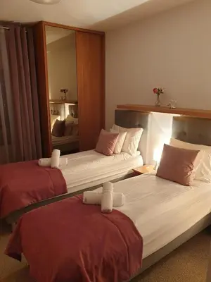 Łóżko lub łóżka w pokoju w obiekcie Marszałkowska Apartament RM HOUSE