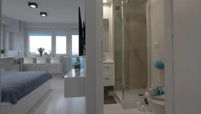 Łazienka w obiekcie WLR Apartments - Świętokrzyska I