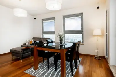 Plan piętra w obiekcie Warsaw Promenada Family Apartment by Noclegi Renters