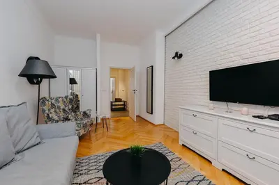Telewizja i/lub zestaw kina domowego w obiekcie ShortStayPoland Marszałkowska (B28)