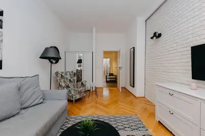 Telewizja i/lub zestaw kina domowego w obiekcie ShortStayPoland Marszałkowska (B28)