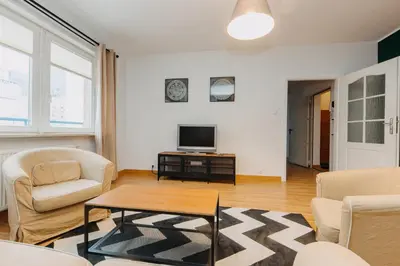 Telewizja i/lub zestaw kina domowego w obiekcie ShortStayPoland Krochmalna (B39)