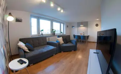 Telewizja i/lub zestaw kina domowego w obiekcie Senatorska Apartment