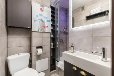 Łazienka w obiekcie Chmielna 35 - City View Apartment by Noclegi Renters