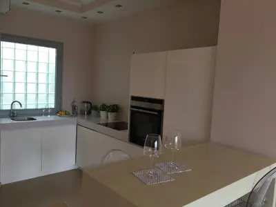 Kuchnia lub aneks kuchenny w obiekcie Gdańska 3