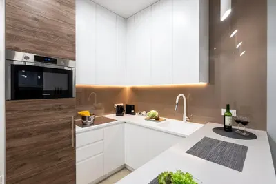 Kuchnia lub aneks kuchenny w obiekcie Apartament Luxury Miedzyborska 8b
