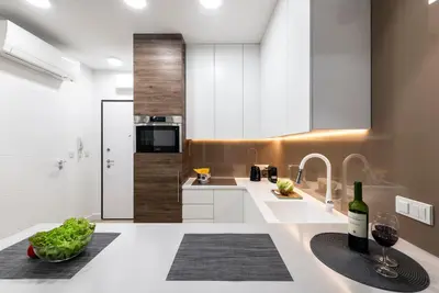 Kuchnia lub aneks kuchenny w obiekcie Apartament Luxury Miedzyborska 8b