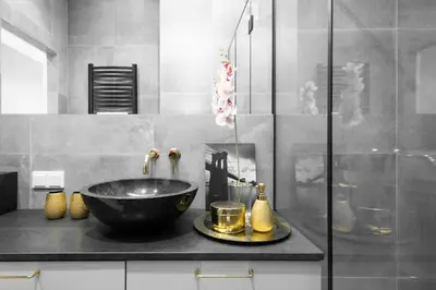 Łazienka w obiekcie Apartments Warsaw Szamocka by Renters Prestige