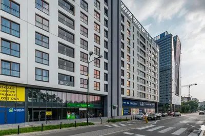 Budynek, w którym mieści się apartament